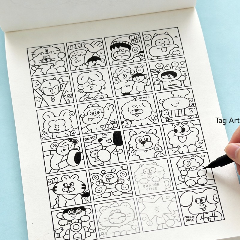 Anxious Relief Hand Picture Bo - đánh giá và giá Food And Snacks Coloring Book Bold And Easy