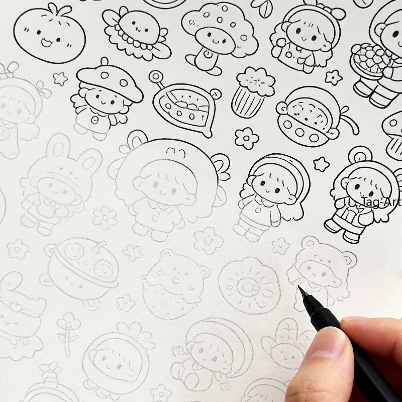 Anxious Relief Hand Picture Bo - đánh giá và giá Food And Snacks Coloring Book Bold And Easy