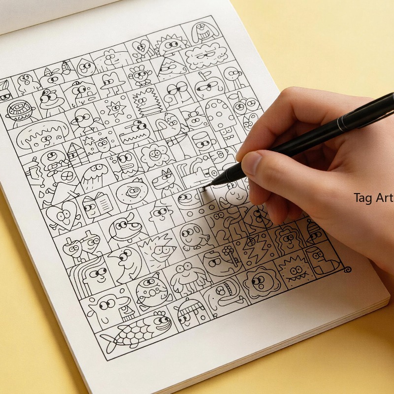 Anxious Relief Hand Picture Bo - đánh giá và giá Food And Snacks Coloring Book Bold And Easy