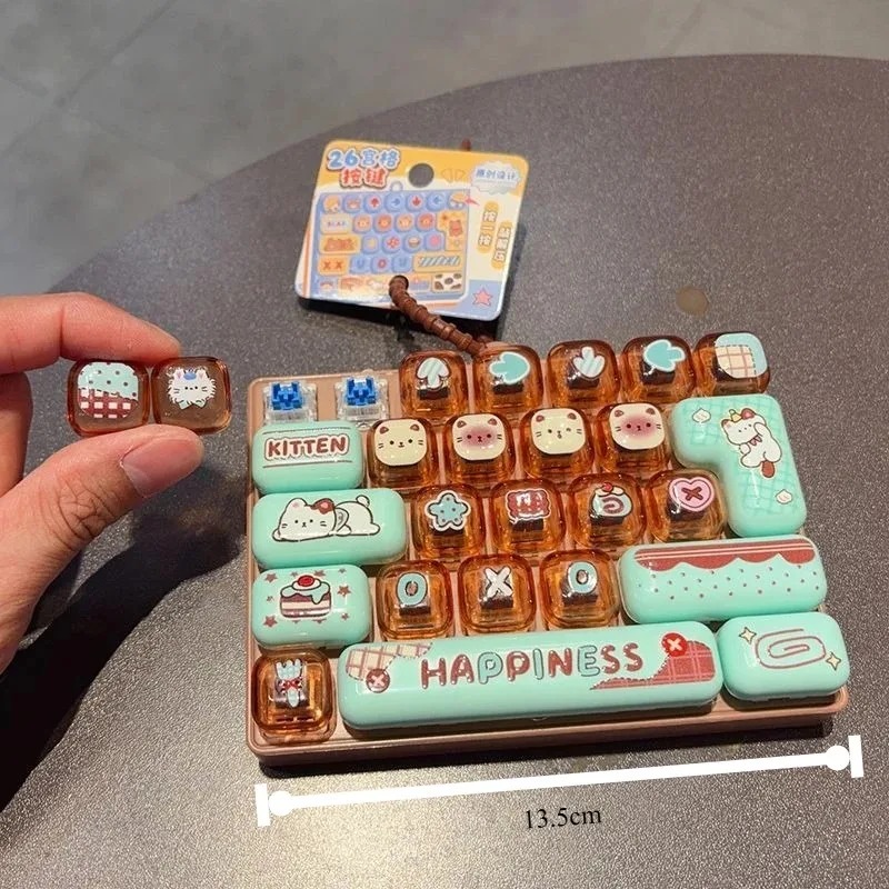 Candy Color Keycap Keychain Cu - đánh giá và giá Spicy Food Snacks
