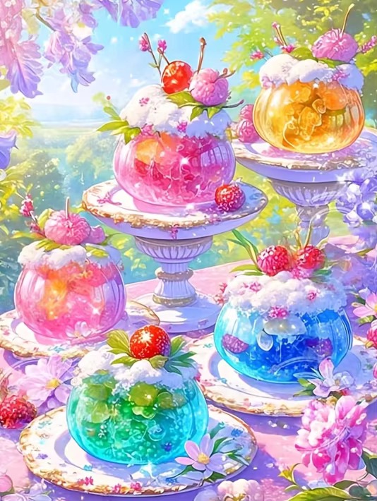 DIY Diamond Painting Colorful  - đánh giá và giá Fruit Roll Up