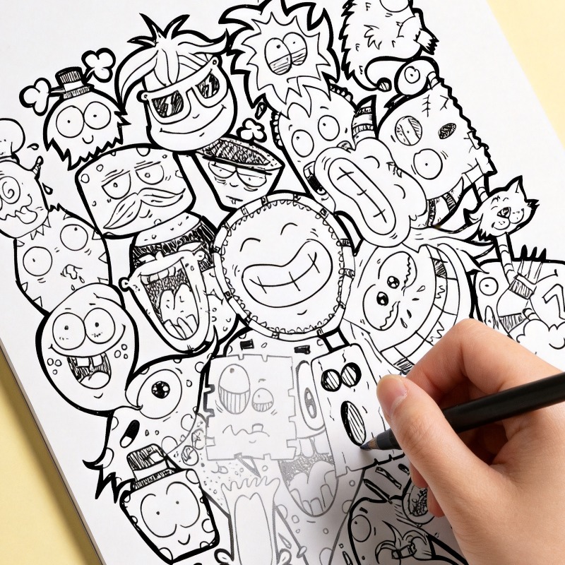An Adult Decompression and Med - đánh giá và giá Food And Snacks Coloring Book Bold And Easy